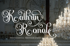 Bagundella Classic Script Product Image 8