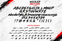 WICKED MOTION Bold Brush Script Font Product Image 8