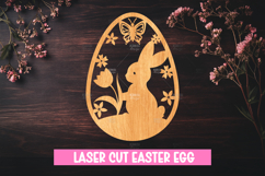 15 Easter Egg Laser Cut File | SVG Templates Product Image 4