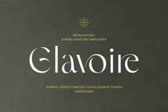 Glavoire - Stencil Ligature Sans Product Image 9