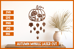 Autumn Mobile Laser cut SVG, Mobile Laser cut SVG Product Image 1