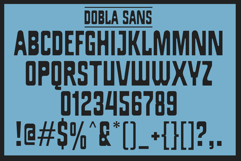 Dobla Sans | Industrial Font Product Image 9