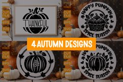 Autumn Door Sign SVG, Autumn cut file, Autumn T-Shirt design Product Image 1