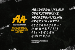 Heavy Warning - Display Brush Font Product Image 9