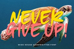 Wide House- Handwitten Font Product Image 9