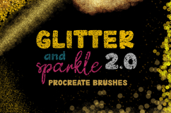 Glitter &amp; Sparkle 2.0 | 72 Glitter Brushes for Procreate Product Image 1