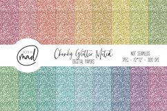 Chunky Glitter MUTED Digital Papers Product Image 1