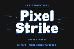 Pixel Strike - Retro Pixel for Gaming, Arcade &amp; 8-Bit Font Product Image 1