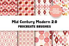 Mid Century Modern Patterns 2.0 Procreate Brushes Product Image 1