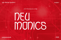 Nemonics - Modern Display Typeface Product Image 1