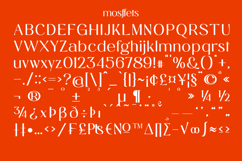 Mosffets - Modern Display Typeface Product Image 8
