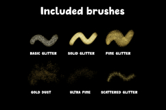 Glitter &amp; Sparkle 1.0 | 24 Glitter Brushes for Procreate Product Image 2