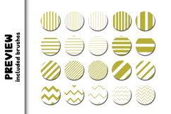 Basic Patterns 1.0 Procreate Brushes Product Image 2