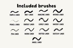 Liners 1.0 Procreate Brushes | 13 Textured Line Brushes Product Image 3