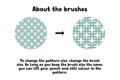 Retro 1.0 Procreate Brushes | 30 Seamless Pattern Brushes Product Image 4