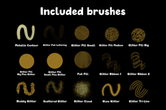 Glitter &amp; Sparkle 2.0 | 72 Glitter Brushes for Procreate Product Image 4