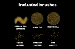 Glitter &amp; Sparkle 1.0 | 24 Glitter Brushes for Procreate Product Image 4