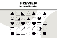 Procreate Basic Shapes 1.0 Stamp Brushes Product Image 4