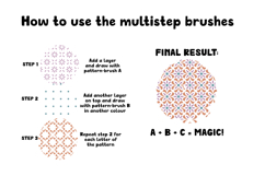 Ornate Tiles 2.0 Procreate Pattern Brushes Product Image 5