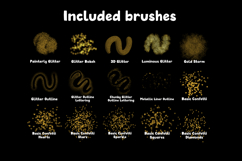 Glitter &amp; Sparkle 2.0 | 72 Glitter Brushes for Procreate Product Image 5