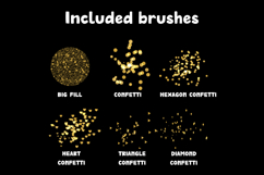 Glitter &amp; Sparkle 1.0 | 24 Glitter Brushes for Procreate Product Image 5