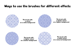 Building Patterns 1.0 Procreate Brushes Product Image 5