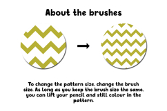 Basic Patterns 1.0 Procreate Brushes Product Image 6