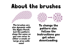 Ornate Tiles 2.0 Procreate Pattern Brushes Product Image 6