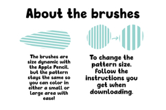 Basic Patterns 2.0 Procreate Brushes Product Image 7