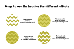 Basic Patterns 1.0 Procreate Brushes Product Image 7