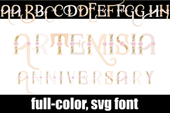 Artemisia Anniversary Color Font Product Image 1