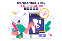 11 World Arthritis Day Illustration Product Image 1