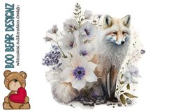 Stunning Artic fox Sublimation design Product Image 1