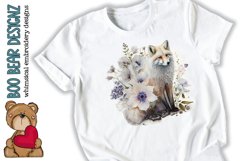 Stunning Artic fox Sublimation design Product Image 2
