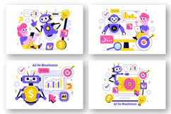 10 Artificial Intelligence in Business Illustration Product Image 3