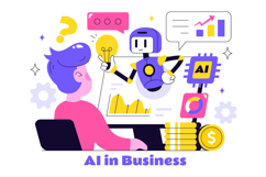 10 Artificial Intelligence in Business Illustration Product Image 4