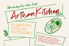 Artisan Kitchen - Handwritten Font Product Image 1