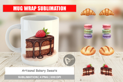 Bakery Sweets Mug Wrap Product Image 1