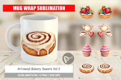 Bakery Sweets Mug Wrap Product Image 1