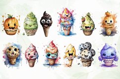 Artistic Drawing Kawaii Ice Cream Illustrations 22 Variation Product Image 2