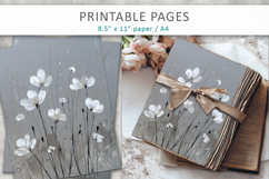 floral junk journal pages, card making Product Image 6