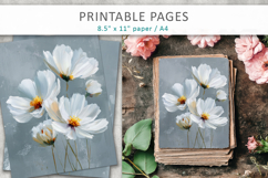 textured floral art, scrapbook paper Product Image 3