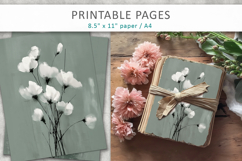 artistic floral paper, junk journal paper Product Image 3