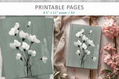 artistic floral paper, junk journal paper Product Image 8