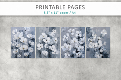 artistic floral textured background, junk journal supplies Product Image 2