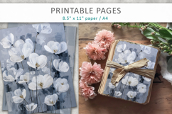 artistic floral textured background, junk journal supplies Product Image 4