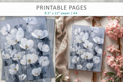 artistic floral textured background, junk journal supplies Product Image 8