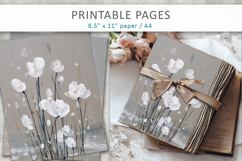 floral junk journal, card making printable Product Image 6