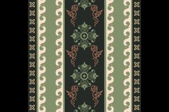 Artistic vintage batik indonesia pattern decorative fabric Product Image 2