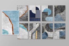 gray blue geometric art texture Product Image 7